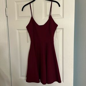 Never worn with tag Burgandy Windsor mini dress